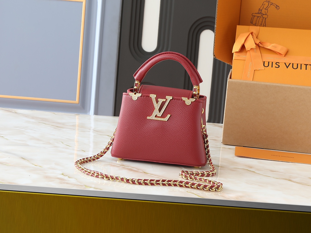 Louis Vuitton LV Classic Handbag Premium Canvas Embossed Logo Fashion Statement Limited Edition